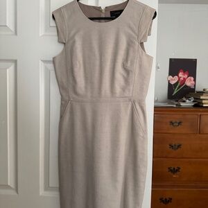 J Crew Resume Dress size 4 tan/oatmeal